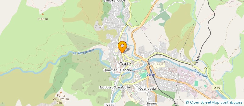 localisation de l'entreprise GRIMALDI CHOCOLATIER à CORTE