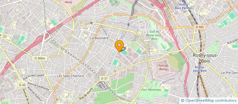 localisation de l'entreprise GRIMALDI SERVICES à MONTREUIL