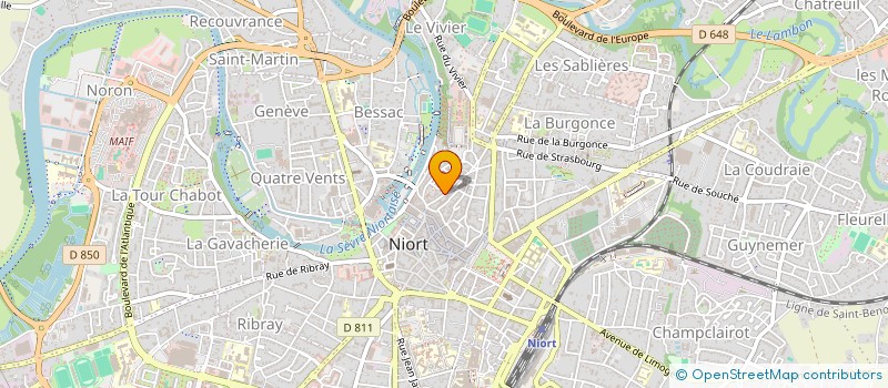 localisation de l'entreprise GRIMALDI SPP CONSTRUCTION à NIORT