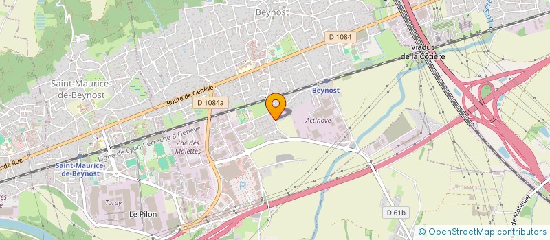 localisation de l'entreprise GRIMAND DUFOUR à BEYNOST