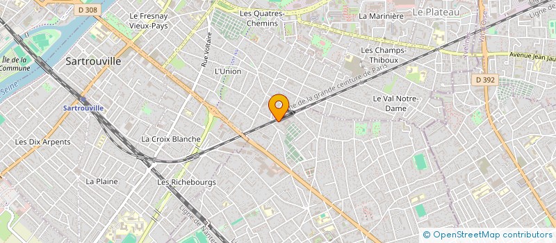 localisation de l'entreprise GRIMATEK  HOUILLES