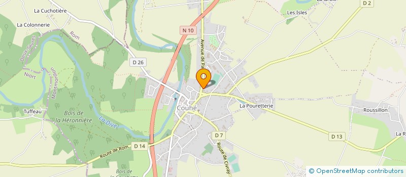 localisation de l'entreprise GRIMAUD AUTOMOBILES à VALENCE-EN-POITOU