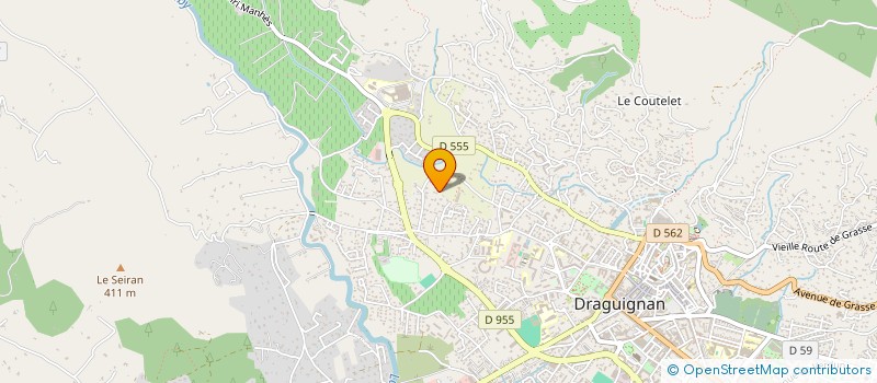 localisation de l'entreprise GRIMAUD ET GAILLARD  DRAGUIGNAN