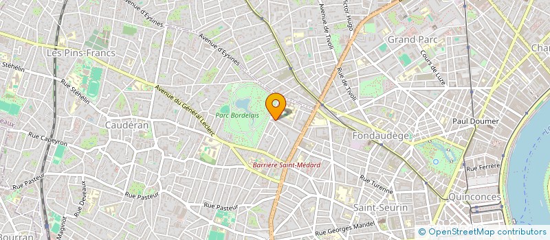 localisation de l'entreprise GRIMAUD EXPLOITATION HOTELIERE à BORDEAUX