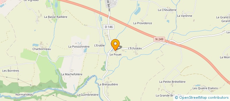 localisation de l'entreprise GRIMAUD FRERES HOLDING à SEVREMOINE