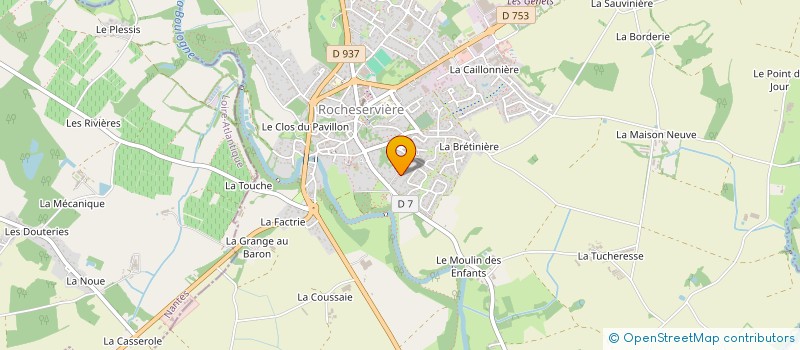 localisation de l'entreprise GRIMAUD-GOULET  ROCHESERVIERE