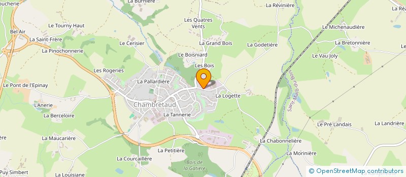 localisation de l'entreprise GRIMAUD MENUISERIE  SAINT-MALO-DU-BOIS