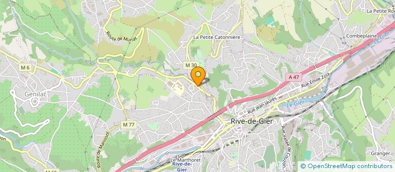 localisation de l'entreprise GRIMBERT FROID à RIVE-DE-GIER