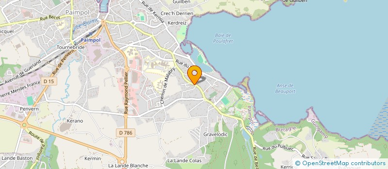 localisation de l'entreprise GRIMCO  PAIMPOL