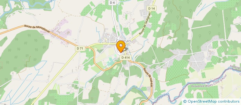 localisation de l'entreprise GRIMED  GRIGNAN