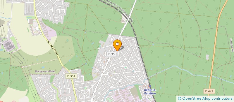 localisation de l'entreprise GRIMELER  OZOIR-LA-FERRIERE