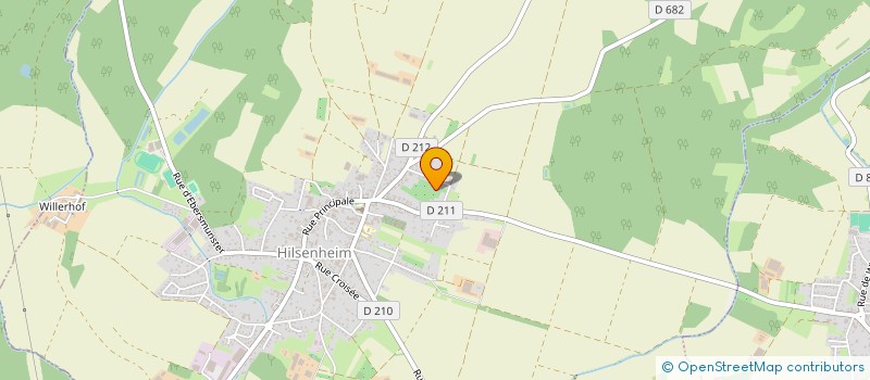 localisation de l'entreprise GRIMER  HILSENHEIM