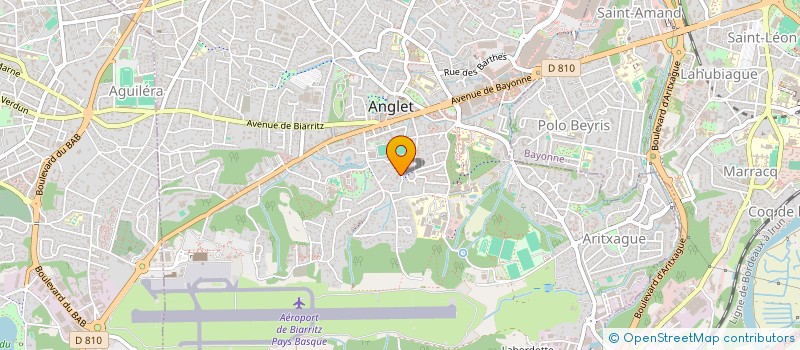 localisation de l'entreprise GRIMH  ANGLET