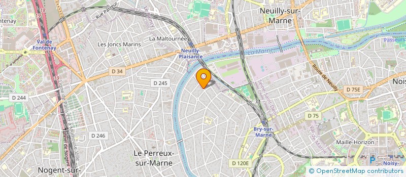 localisation de l'entreprise GRIMINI IMMOBILIER  BRY-SUR-MARNE