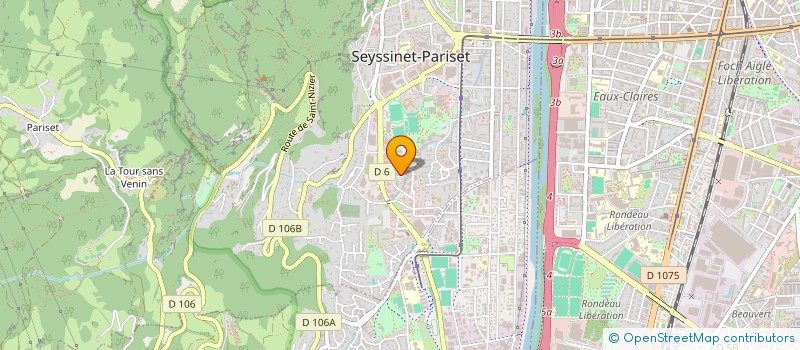 localisation de l'entreprise GRIMINVEST  SEYSSINET-PARISET