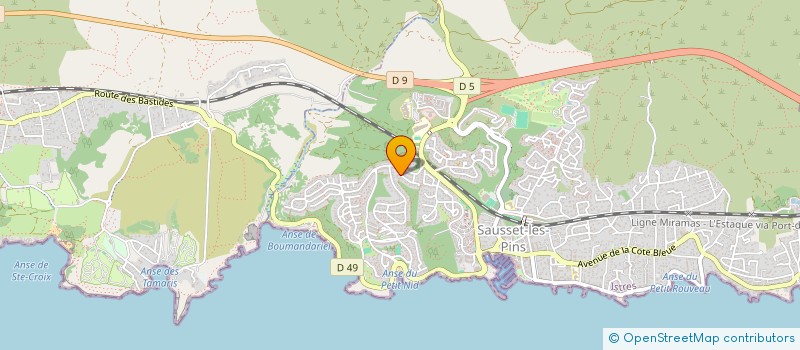 localisation de l'entreprise GRIMM  SAUSSET-LES-PINS