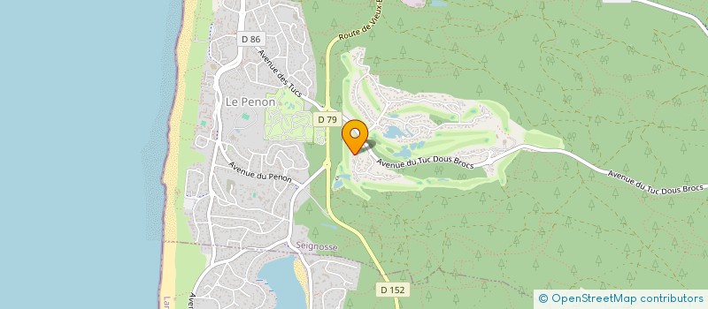 localisation de l'entreprise GRIMMAURD CORP  SEIGNOSSE