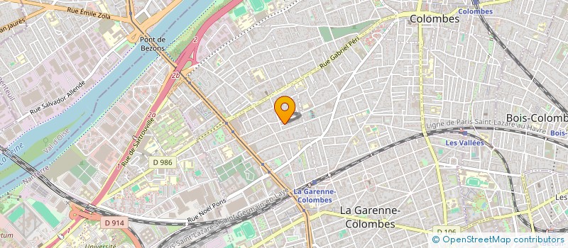 localisation de l'entreprise GRIMMJOW INVEST  COLOMBES