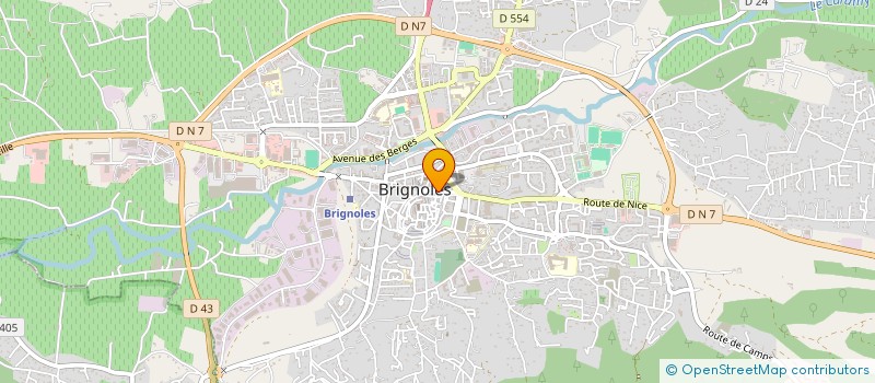 localisation de l'entreprise GRIMMO à BRIGNOLES