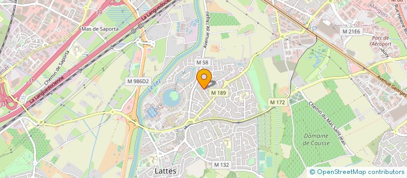 localisation de l'entreprise GRIMO à LATTES