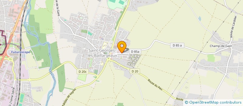 localisation de l'entreprise GRIMODIS à SAINT-GEORGES-LES-BAILLARGEAUX
