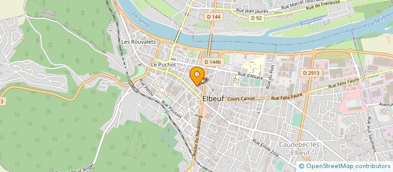 localisation de l'entreprise GRIMOIN à ELBEUF