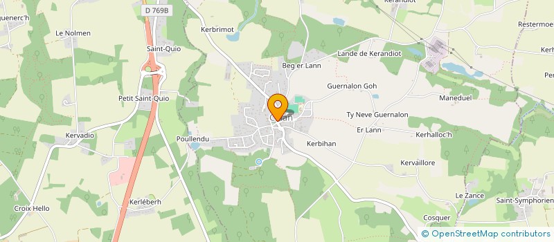 localisation de l'entreprise GRIMOIRES DE LUMIERE  CALAN