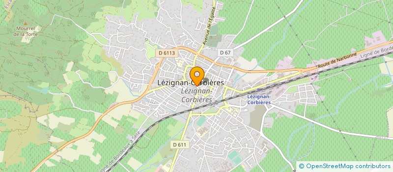 localisation de l'entreprise GRIMOIS IMMOBILIER à LEZIGNAN-CORBIERES