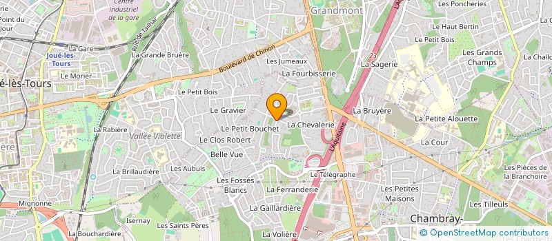 localisation de l'entreprise GRIMON  CHAMBRAY-LES-TOURS