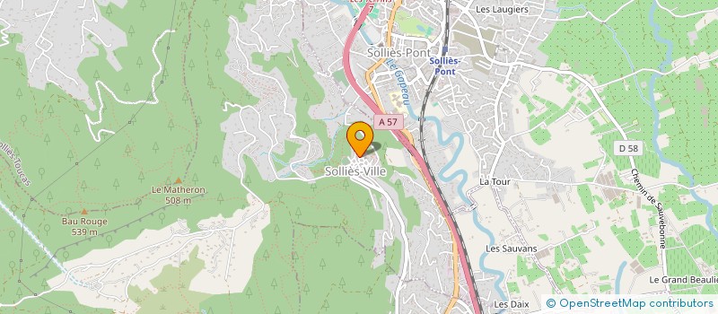localisation de l'entreprise GRIMP ELAGAGE  SOLLIES-PONT