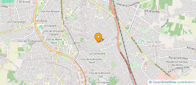 localisation de l'entreprise GRIMPALARBRE à SAINT-JEAN-LE-BLANC
