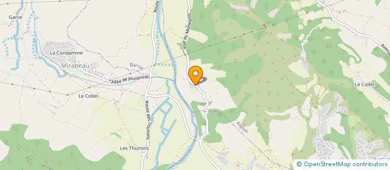 localisation de l'entreprise GRIMPALIMPA à AIGLUN