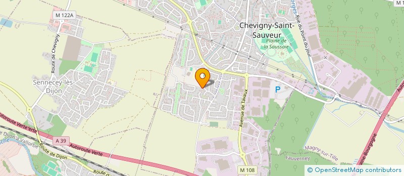 localisation de l'entreprise GRIMPE 21 à CHEVIGNY-SAINT-SAUVEUR