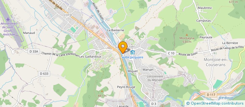 localisation de l'entreprise GRIMPE EN COUSERANS à TAURIGNAN-VIEUX