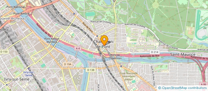 localisation de l'entreprise GRIMPE EN TETE ESCALADE ET LOISIRS DE MONTAGNE  CHARENTON-LE-PONT