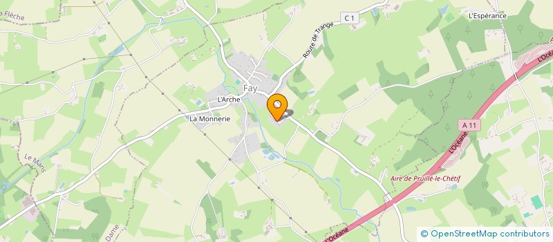 localisation de l'entreprise GRIN2B EUROPE  FAY