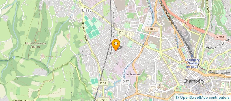 localisation de l'entreprise GRINCAT à CHAMBERY