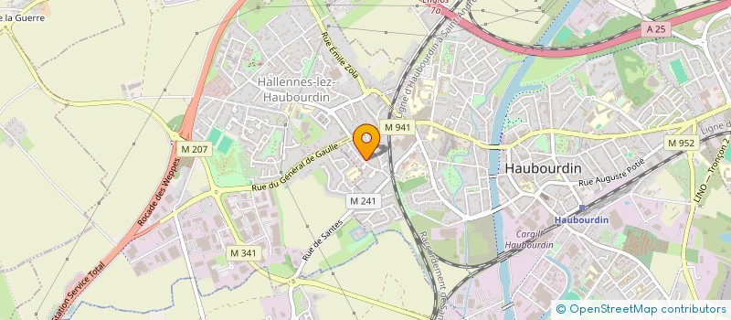 localisation de l'entreprise GRIND BREAK  HAUBOURDIN