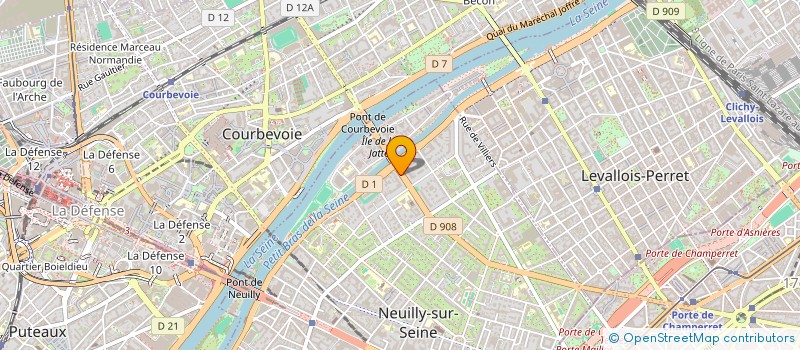 localisation de l'entreprise GRIND PRODUCTION  NEUILLY-SUR-SEINE