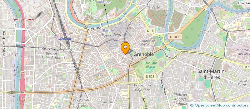 localisation de l'entreprise GRINGALET  GRENOBLE