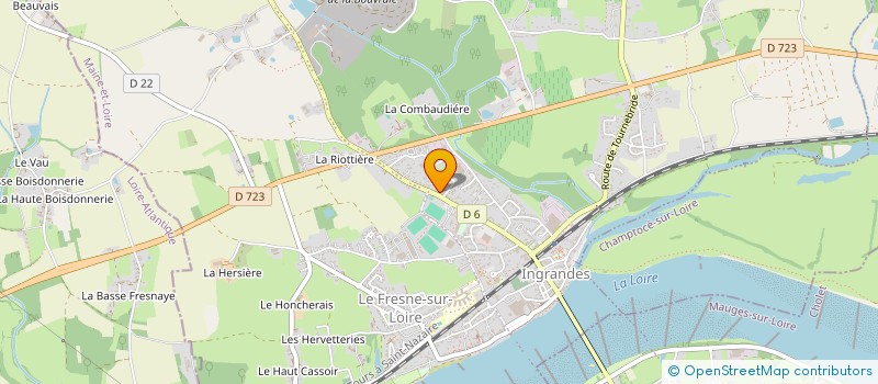 localisation de l'entreprise GRINGOTTS  INGRANDES-LE-FRESNE-SUR-LOIRE