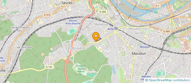 localisation de l'entreprise GRINGOTTS  MEUDON