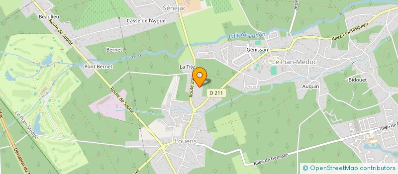 localisation de l'entreprise GRINTA GAMES  LE PIAN-MEDOC