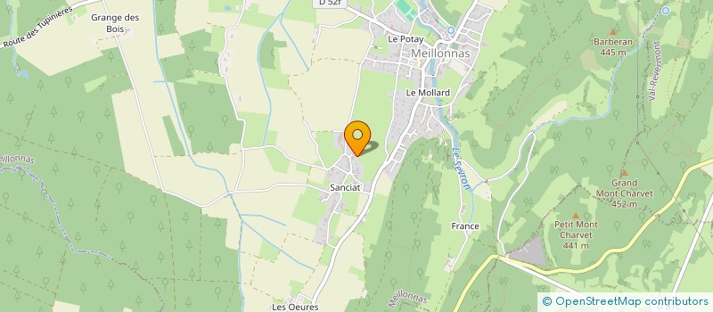 localisation de l'entreprise GRINTARENA  MEILLONNAS