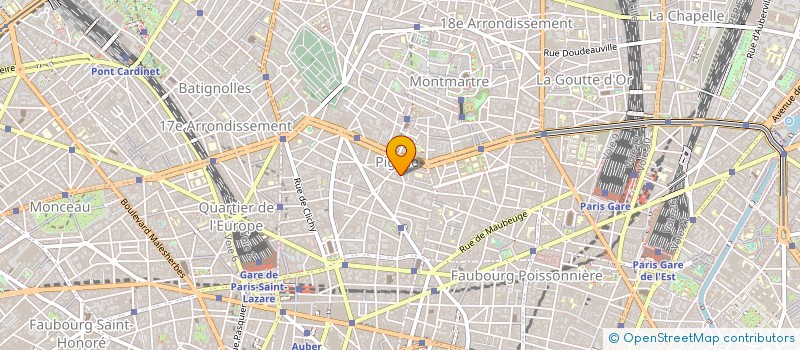 localisation de l'entreprise GRINZING BAR à PARIS