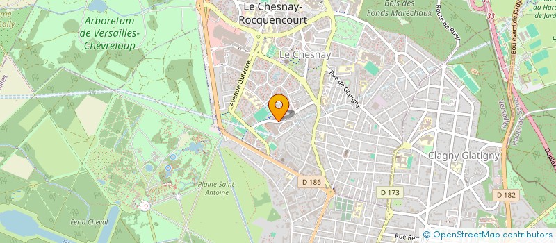 localisation de l'entreprise GRIOO  LE CHESNAY-ROCQUENCOURT