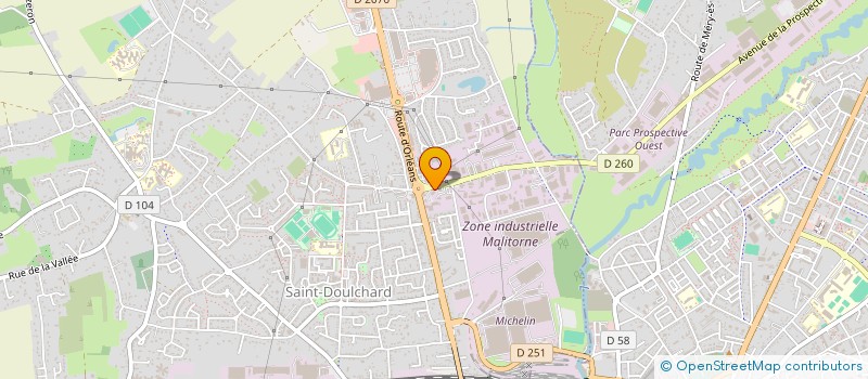 localisation de l'entreprise GRIOTTE CENTRAL HOTEL  SAINT-DOULCHARD