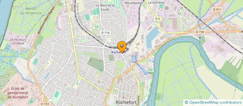 localisation de l'entreprise GRIOTTINE  ROCHEFORT