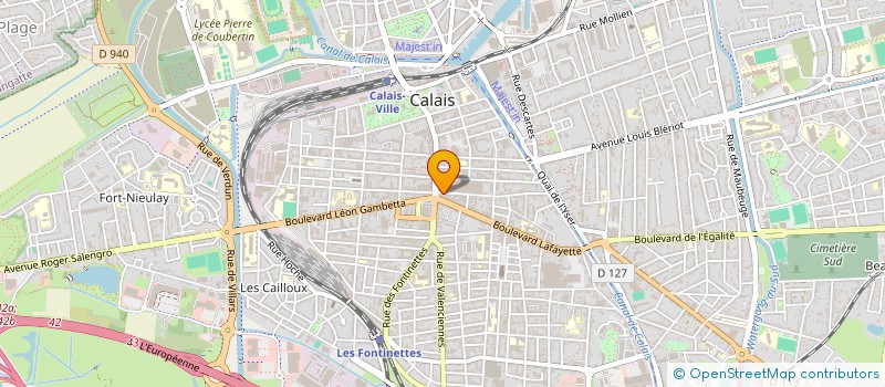 localisation de l'entreprise GRIP ACTIVE SPORTS  CALAIS