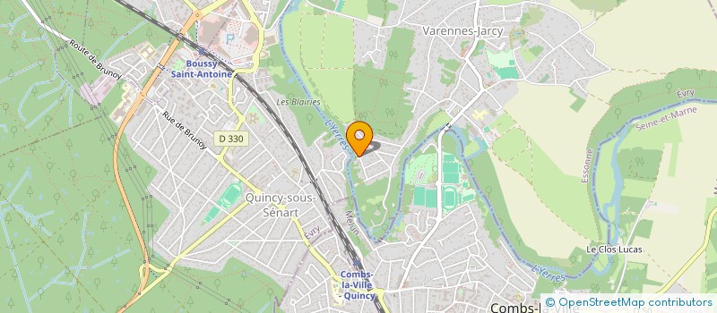 localisation de l'entreprise GRIPPONIMMO  VARENNES-JARCY